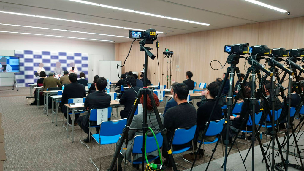 プレス発表会施工事例